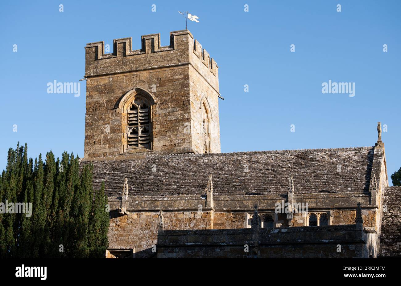 St. Martin`s Church, Barcheston, Warwickshire, England, UK Stock Photo